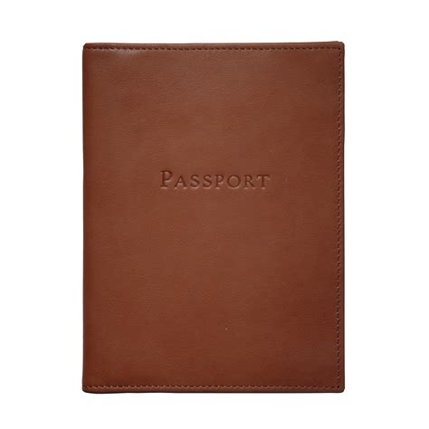 Classic Leather Passport Case, Brown | Gump's