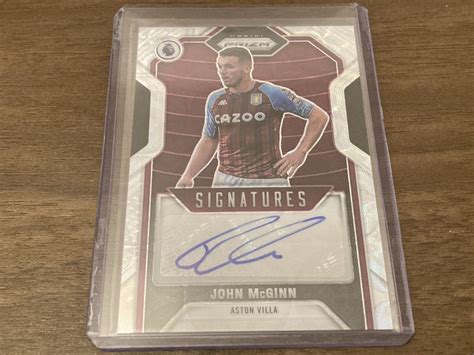 目立った傷や汚れなし2021 22 Panini Prizm Premier League Signatures Choice John