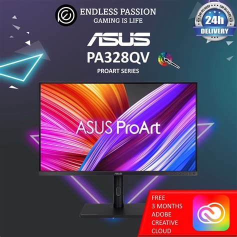 Asus Proart Display Pa Qv Professional Monitor Shopee Singapore