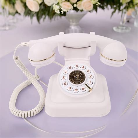 Audio Guest Book Phone Retro Rotary Style Antique Audio Guestbook Phone