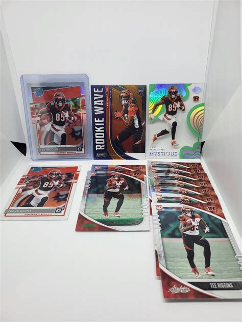 Lot Of 23 Tee Higgins RC Rookie Cards Optic Holo Rated Rookie Clemson