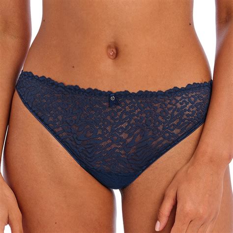 String Br Silien En Dentelle Catwalk Midnight De Freya