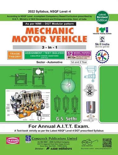 G S Sethi Mechanics Vehicles Mechanic Motor Vehicle Course Book