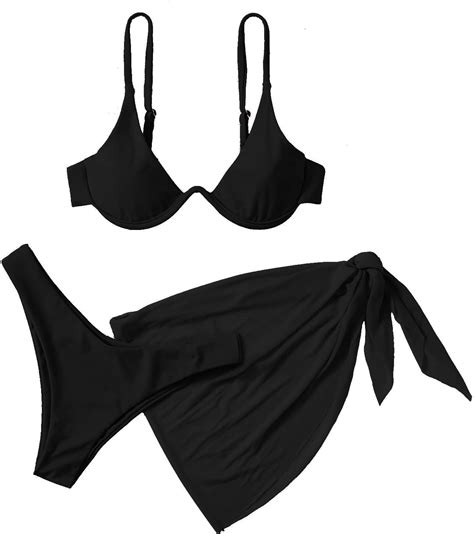 SOLY HUX Tie Dye Bikini Set With Sarongs Women S India Ubuy