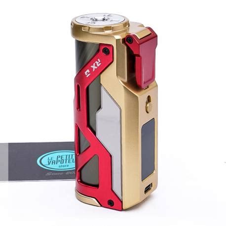 Box Reuleaux RX G Wismec mod électronique lumineux 18650 Le Petit