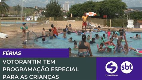 Votorantim Tem Programa O Especial De F Rias Para As Crian As Tv