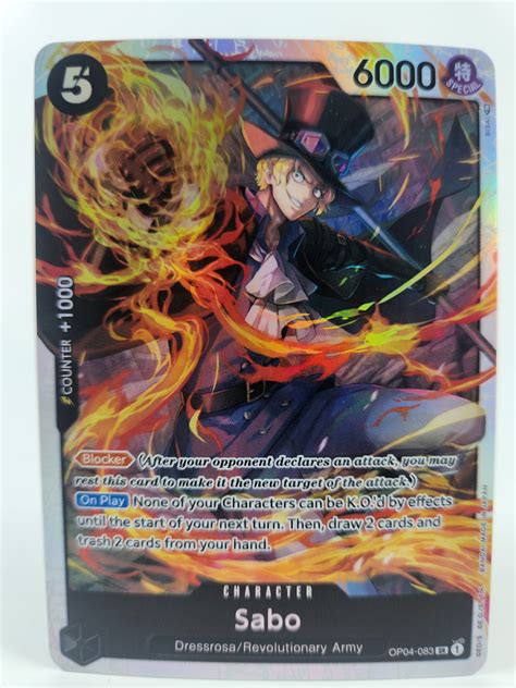 Sabo Revolutionary Army OP04-083 One Piece TCG – Pop Pursuit Collectibles