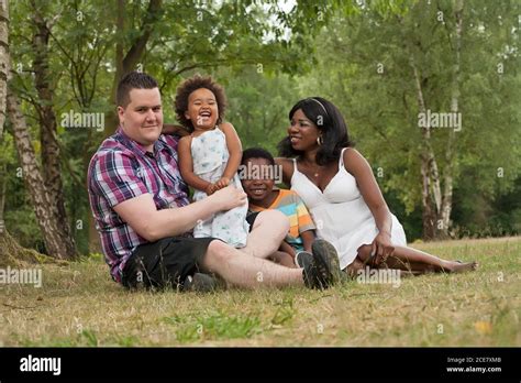 Portrait of a multicultural family Stock Photo - Alamy