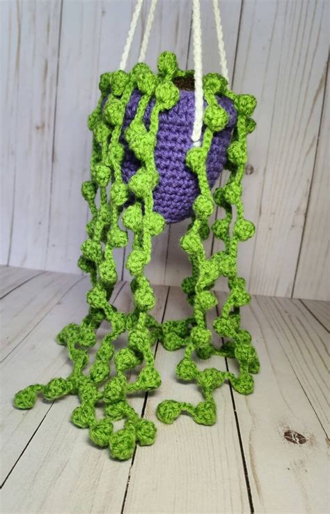 Crochet String Of Pearl Plant Fake String Of Pearl S Etsy Canada