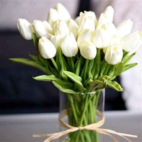 Pcs Artificial Tulips Set Tulips Artificial Flowers Set Colors