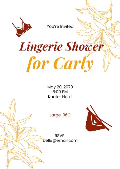 Free Lingerie Templates To Edit Online