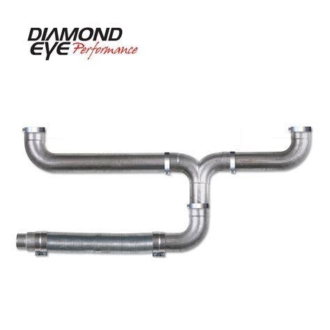 Diamond Eye Performance 150100 Universal Stack Kit 5in Aluminized