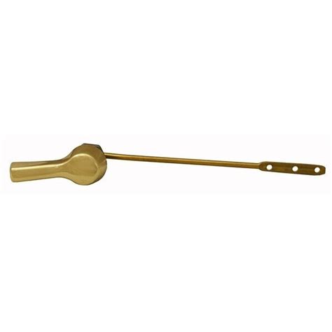 Jones Stephens Polished Brass Heavy Duty Decorative Tank Trip Lever 8 In Brass Arm With Metal