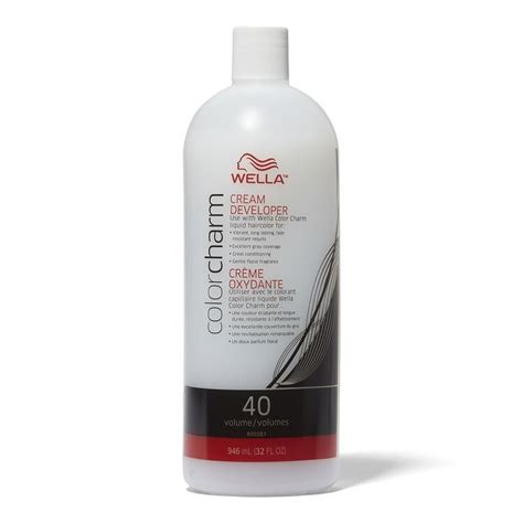 Wella Color Charm Cream Developer Industria Coiffure Hair Products