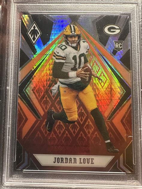 Panini Phoenix Jordan Love Rookies Fire Burst Psa Gem Mint