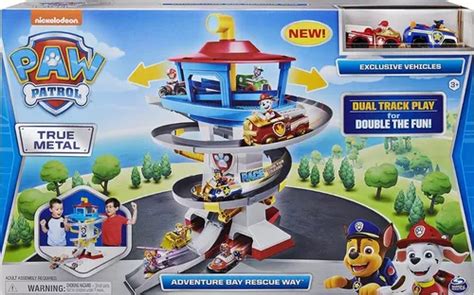 Paw Patrol Pista Adventure Bay Rescue True Metal Spin Master Color