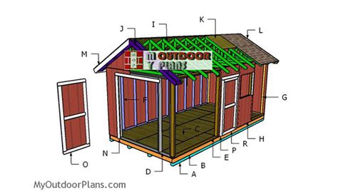 10x20 Shed Plans | MyOutdoorPlans