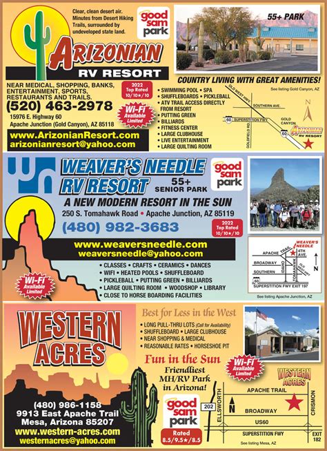 RV Parks in mesa, Arizona | mesa, Arizona Campgrounds