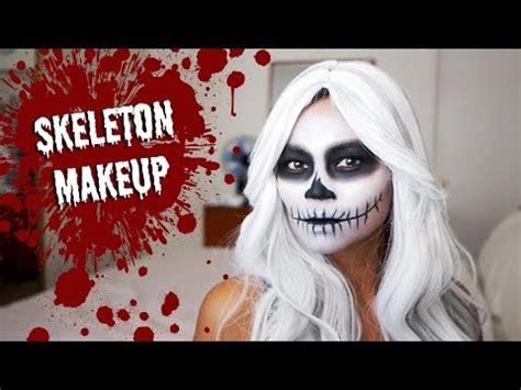 Easy Skeleton Makeup Tutorial Saubhaya Makeup