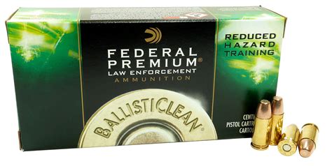 9mm 9x19 Ammo 100gr Rht Frangible Federal Ballisticlean Bc9nt3 50 Round Box