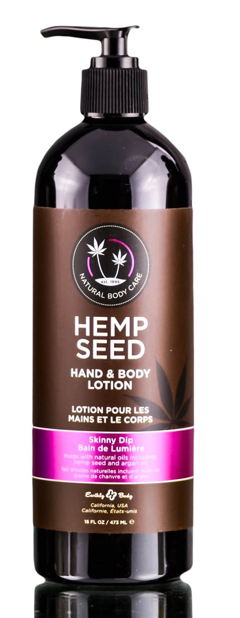 Earthly Body Hemp Seed Hand And Body Lotion Guavalava Skinny Dip