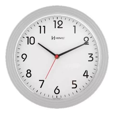 Reloj de pared analógico tic tac Herweg Relógio De Parede Herweg Branco