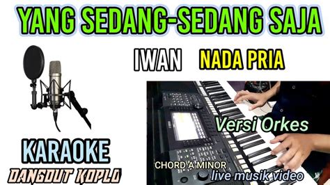 YANG SEDANG SEDANG SAJA IWAN KARAOKE KOPLO DANGDUT KOPLO YouTube