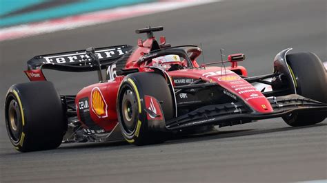 Charles Leclerc dominó los tiempos del viernes de la Fórmula 1 en Yas