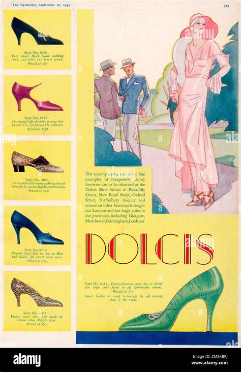 Advertisement For Dolcis Shoe Salons Showing Some Of Their Latest Designs And A Picture Of A