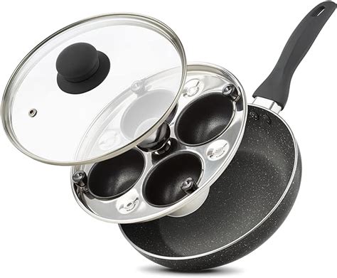 Amazon Eggssentials Egg Poacher Pan Granite Nonstick Fry Pan