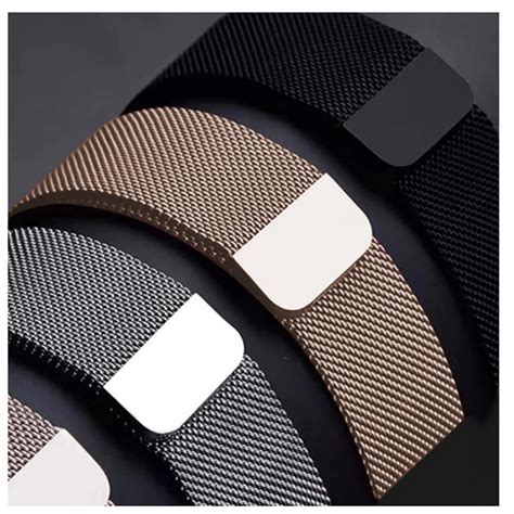 Pulseira Milan S Milanese Metal Compat Vel Apple Watch Series Ultra