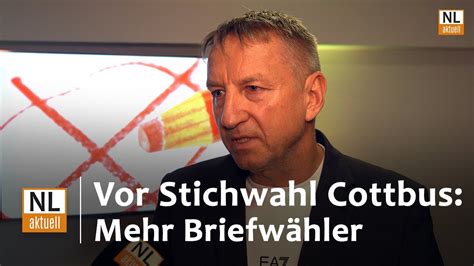 OB Wahl Cottbus Vorbereitungen zur Stichwahl Bereits mehr Briefwähler