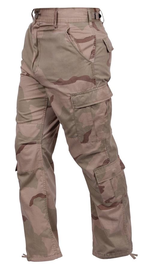 Rothco Camo Tactical Bdu Pants Tri Color Desert Camo Large Walmart