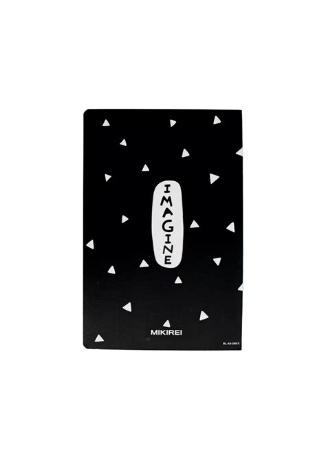 Jual Wigglo Wigglo Notebook Imagine Monochrome Black White Original