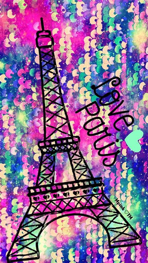 I Love Paris Galaxy Android Iphone Galaxy Sparkle Glitte Fondos