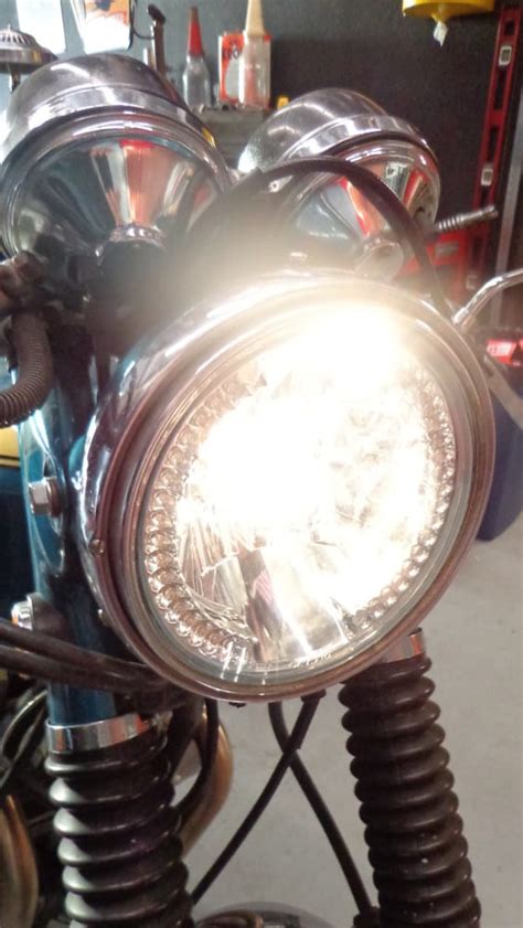 Cafe Racer Headlight With Integrated Turn Signals Reviewmotors Co