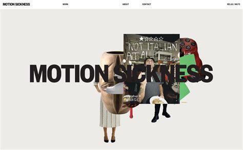 Siteinspire | Motion Sickness