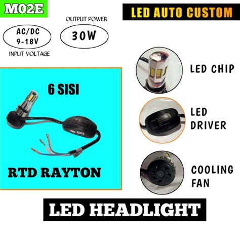 Jual Lampu Led Motor Sisi W Rtd Mata White Rayton Original