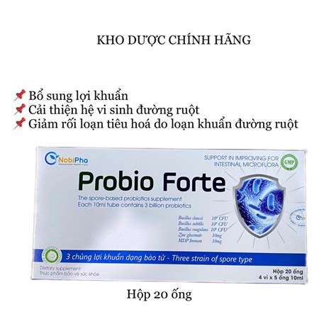 Men vi sinh Probio Forte ống uống 10ml Bổ sung lợi khuẩn cân bằng hệ