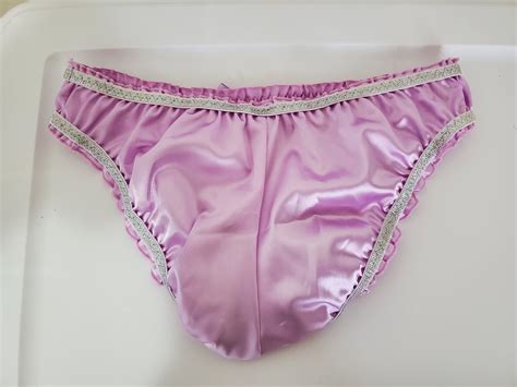 Men S Satin Sissy Bikini Briefs Etsy