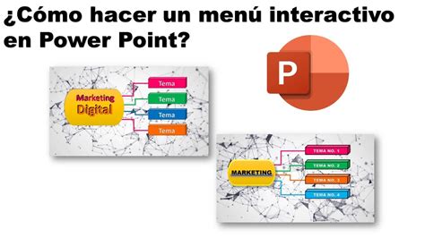 C Mo Crear Un Men Interactivo En Power Point Descarga Gratis