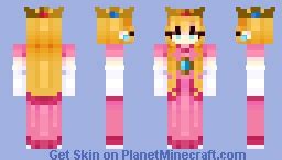 Princess Peach! Minecraft Skin