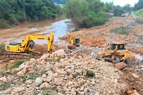 DNIT SC atualiza situação das obras no trecho da BR 470 que deslizou em