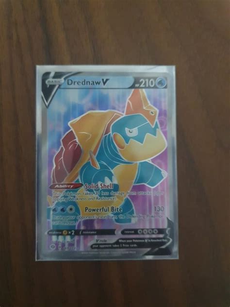 Pokemon Cards Drednaw V Ultra Rare V Full Art Ultra Rare Vmax