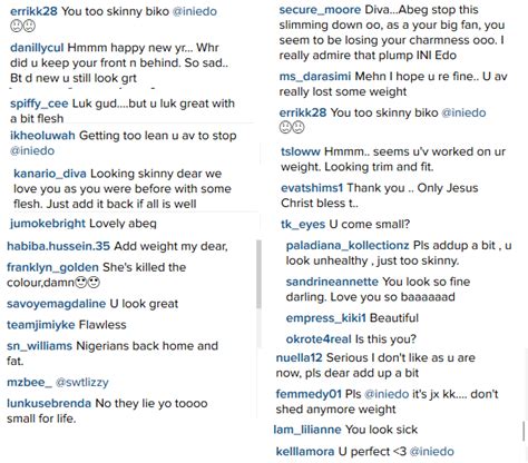 Ini Edo Shares Hot New Photos Fans Complain Over Her Weightloss
