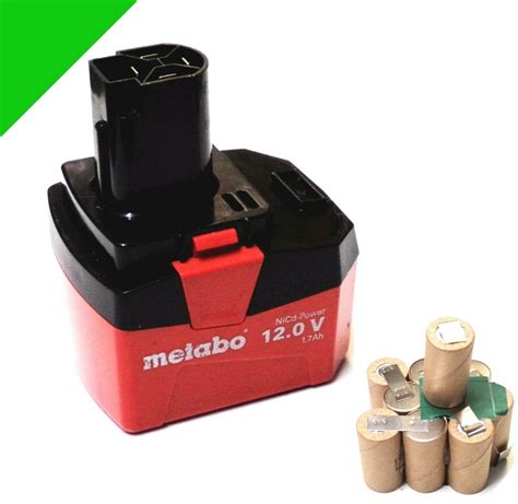 Zellentausch für Original Metabo Akku 12 V 2 Ah NiCd 25472000 eBay