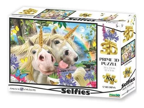 Puzzle Rompecabeza Pzs Prime D Selfie De Unicornio Color