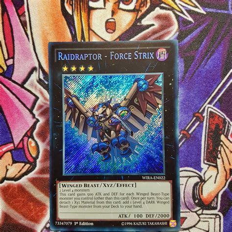 Th B I Yugioh Ch Nh H Ng Raidraptor Force Strix Wira Secret Rare