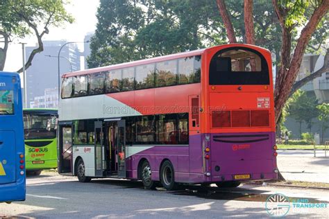 SMRT Buses Volvo B9TL Wright SG5573T Rear Land Transport Guru