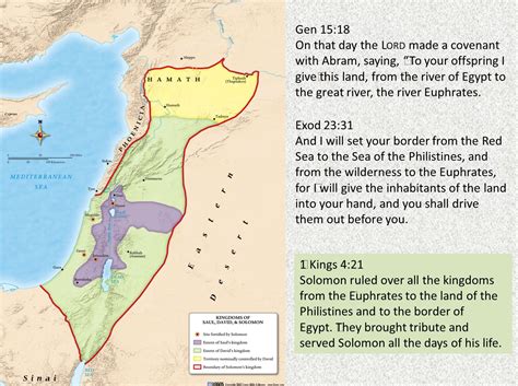 The Land Of Canaan Map